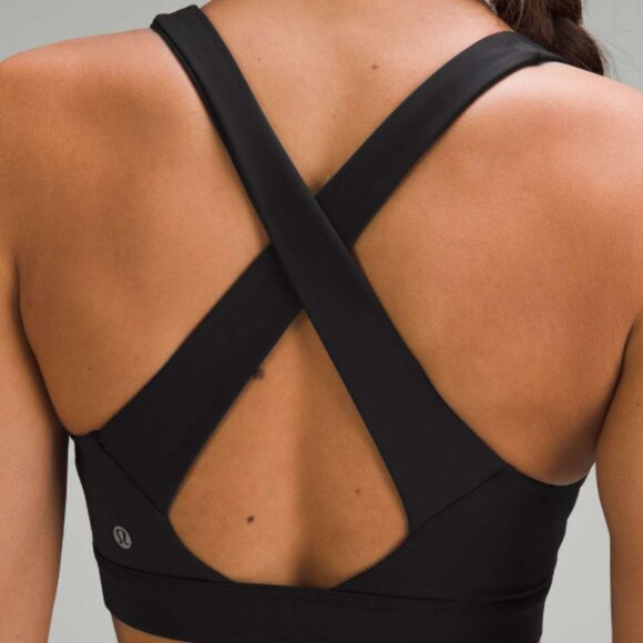 Lululemon Envital Bra Medium Support D/DD cup black size 12 - Picture 2 of 6